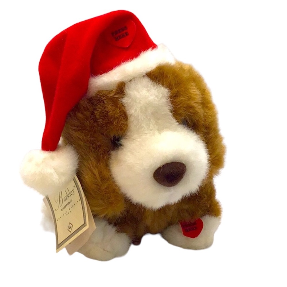 💚 Russ “Barkley” Musical Barking Stuffed Dog NWT